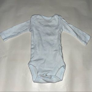 ❗️3/$12 Baby Blue & White Stripe Longsleeve Onesie